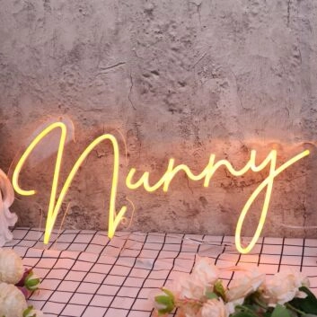 Nurry Orange Neon Sign