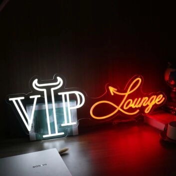 VIP Lounge Custom Neon Sign