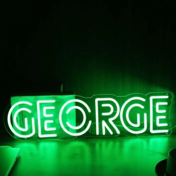 George Green Custom Neon Sign
