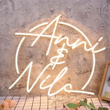 Anni And Nils Neon Sign
