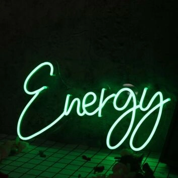 Energy Green Neon Sign