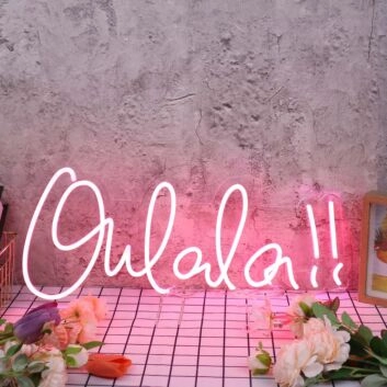 Oh La La Red Neon Sign