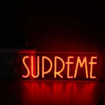 Supreme Red Neon Sign