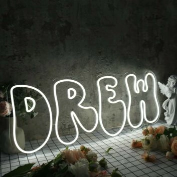 Drew White Custom Neon Sign