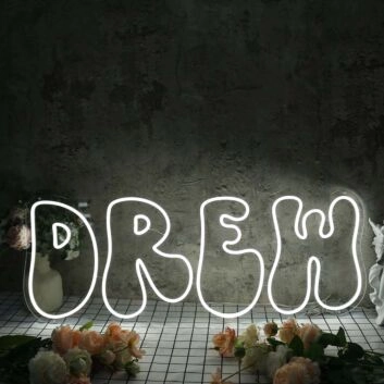 Drew White Custom Neon Sign
