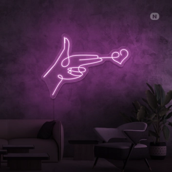 Love Target Neon Sign