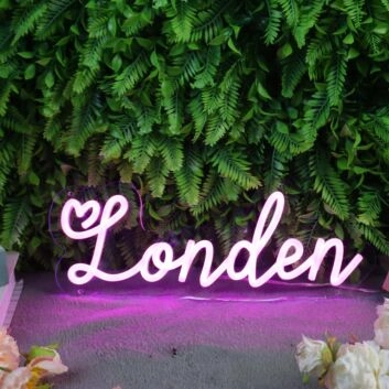 Londen Pink Neon Sign