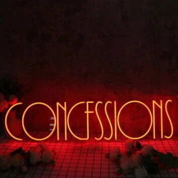 Concessions Red Neon Sign