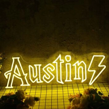 Austin Yellow Neon Sign