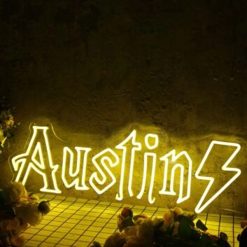 Austin Yellow Neon Sign