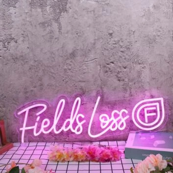 Fields Loss Pink Neon Sign