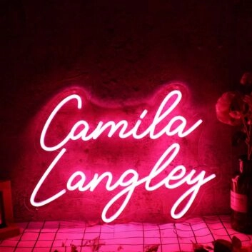 Camila Langley Red Neon Sign