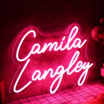 Camila Langley Red Neon Sign