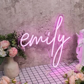 Emily Pink Neon Sign