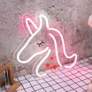 Lovely Unicorn Custom Neon Sign