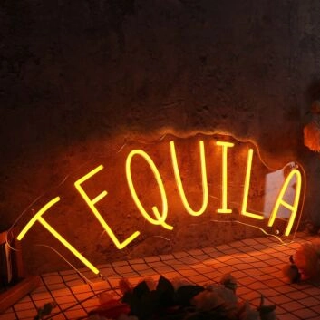 Tequila Orange Neon Sign