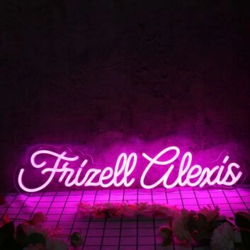 Frizell Glexis Pink Neon Sign