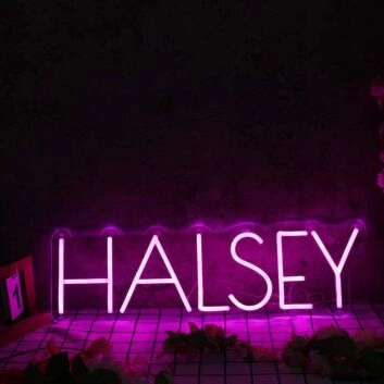 Halsey Pink Neon Sign