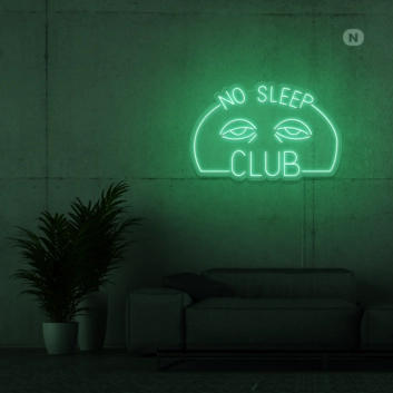 Customize No Sleep Club Neon Signs