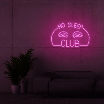 Customize No Sleep Club Neon Signs