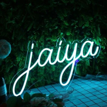 Jaiya Blue Neon Sign