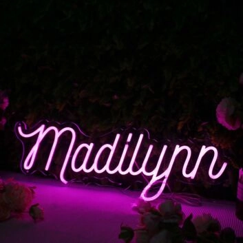 Madilynn Purple Neon Sign