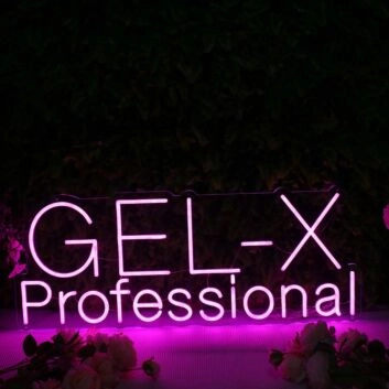 Gel-X Professional Purple Neon Sign