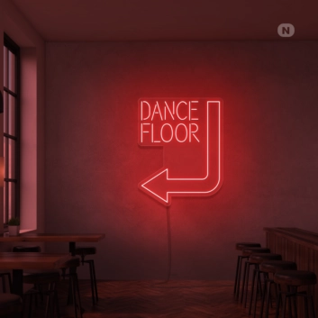 Customize Dance Floor Neon Sign