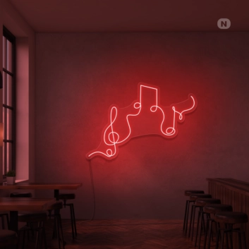 Music Nodes Neon Signs