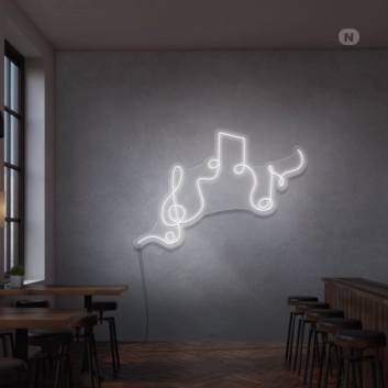 Music Nodes Neon Signs