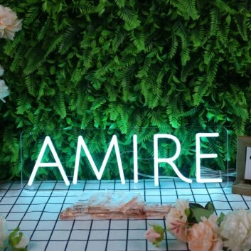 Amire Blue Neon Sign