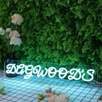 Dagwood&#039;s Blue Neon Sign