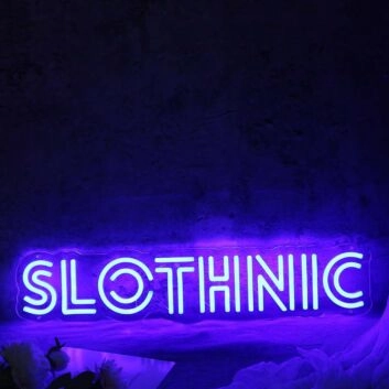 Slothnic Blue Neon Sign