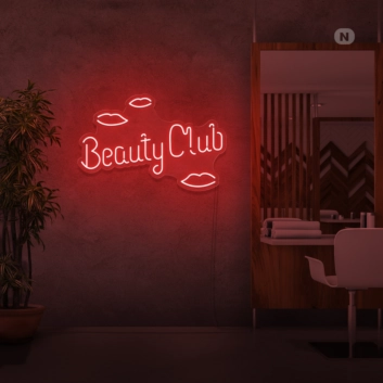 Customize Beauty Club Neon Sign