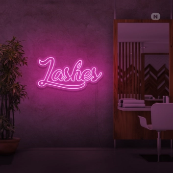 Eyelash Neon Sign