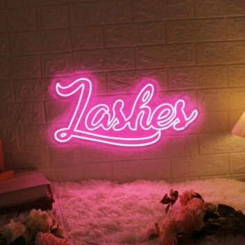 Eyelash Neon Sign