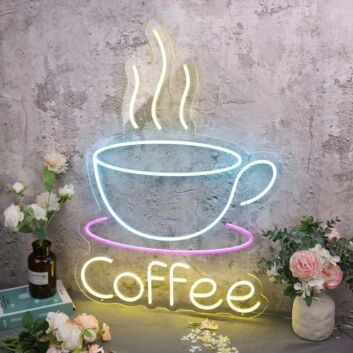 Hot Coffee Custom Neon Sign