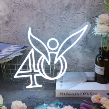 40 Blue Custom Neon Sign