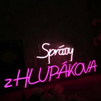Spravy Zhlupakova Neon Sign