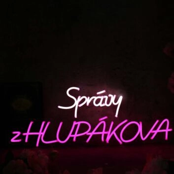 Spravy Zhlupakova Neon Sign