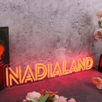 Nadialand Red Neon Sign