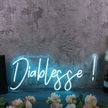 Diablesse Blue Neon Sign