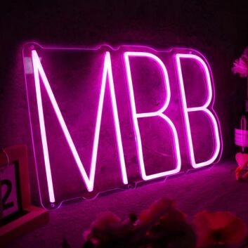 MRB Purple Neon Sign