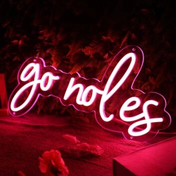 Go Noles Red Neon Sign