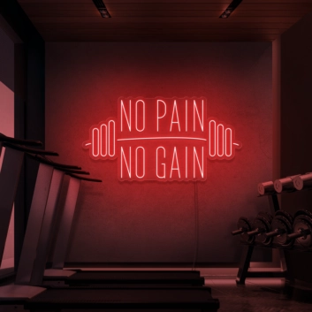 No Pain No Gain Neon Sign From 30inch