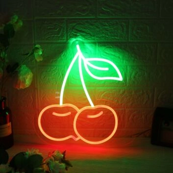 Cherries Custom Neon Sign