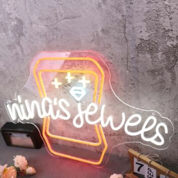 Ninas Jewels Custom Neon Sign