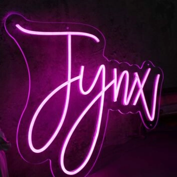 Jynx Pink Neon Sign