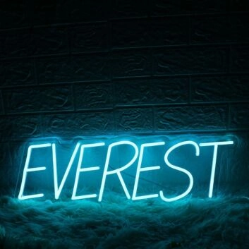 Everest Blue Neon Sign