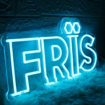 Fris Blue Neon Sign